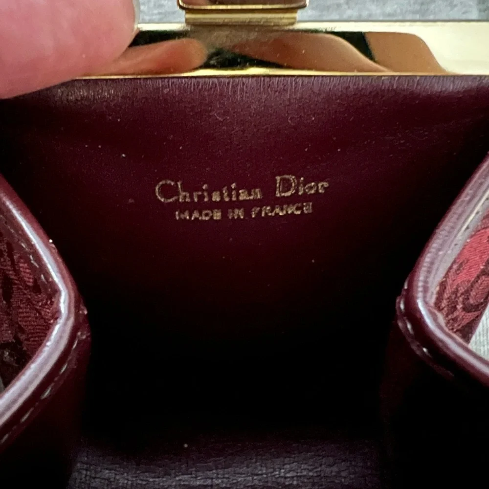 Vintage Christian Dior Snap Coin Purse